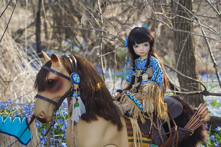 Nami on Horseback
