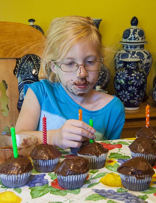 Chocolate Icing Everywhere!