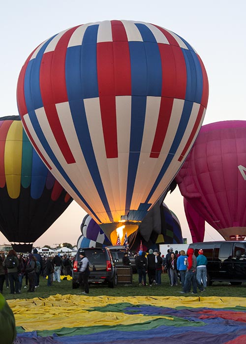 Dawn at The Albuquerque Balloon Fiesta