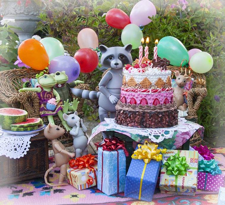Happy Birthday Smuzhka Raccoon!