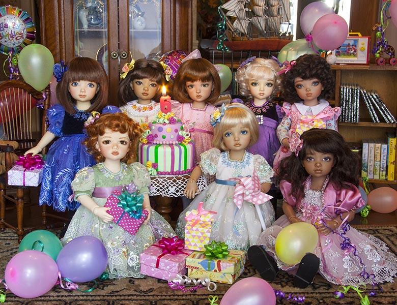 Nyssa and all her Little Girlfriends