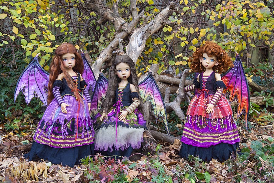 Three Dark Fairies