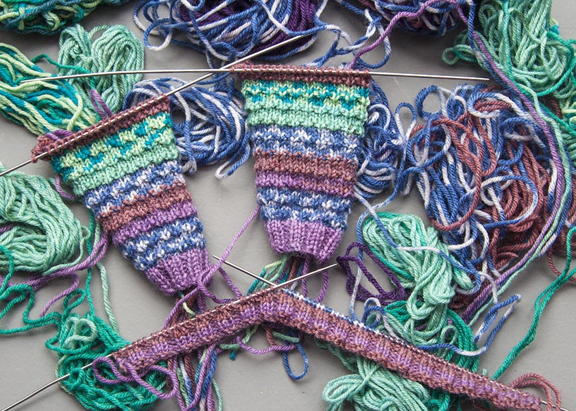 Knitting with Scraps