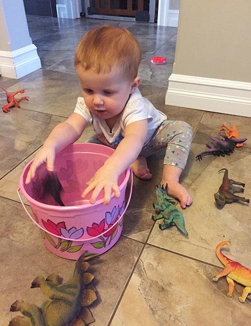 Emily Likes the Dinosaurs too