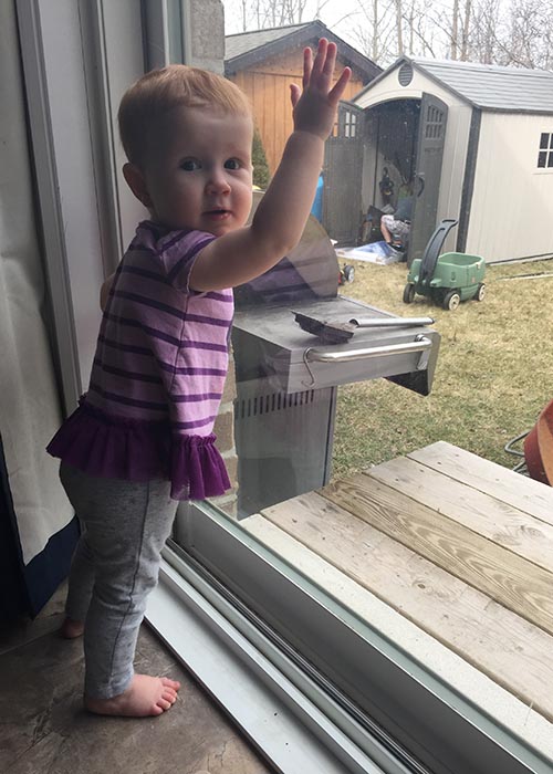 "I want to go out there too!"