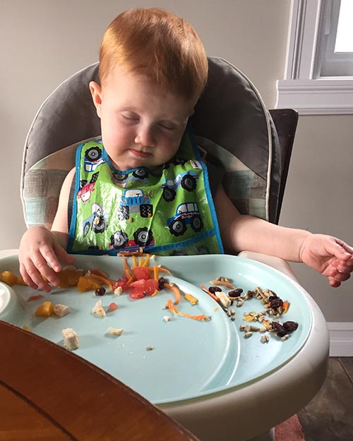 Falling Asleep at Lunch