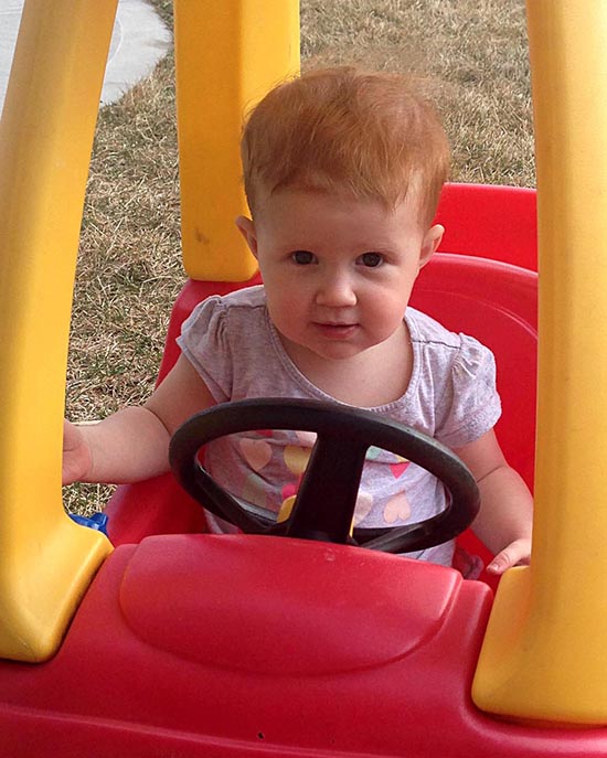 Emily's Turn at the Wheel