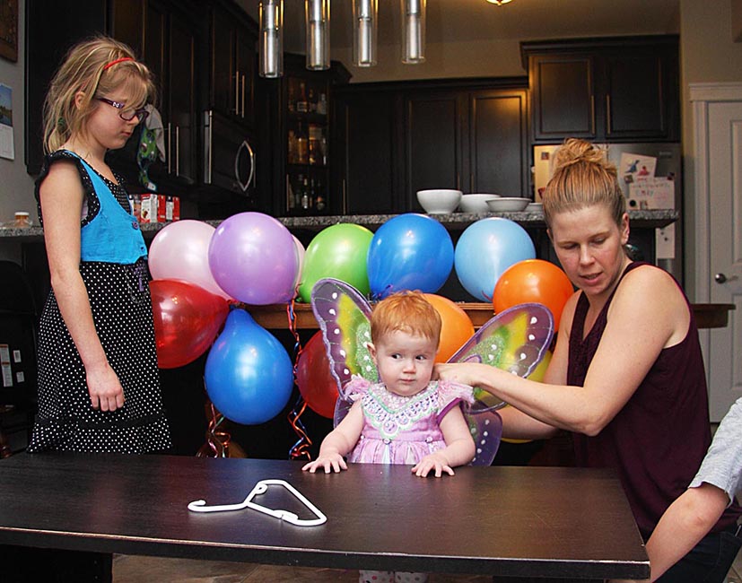 Dressing Up for Birthday Pictures