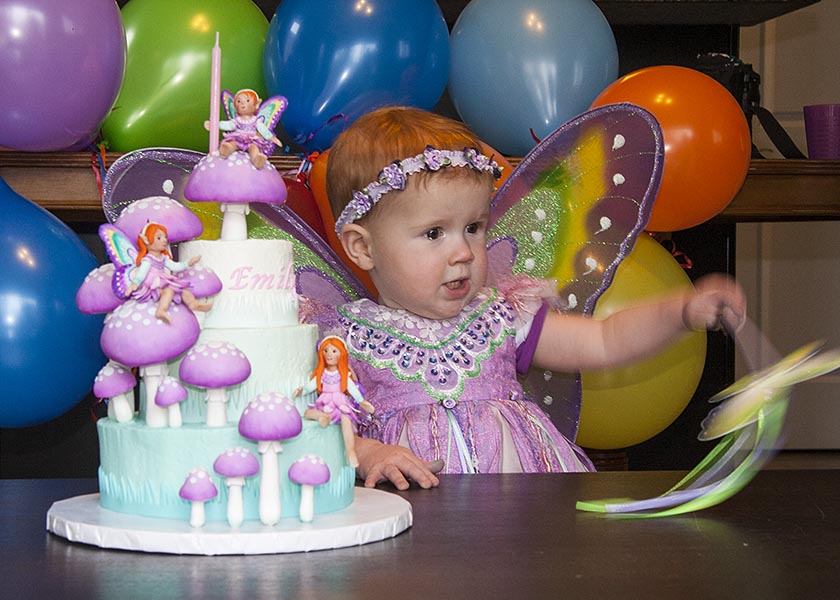 Waving her Wand Wildly