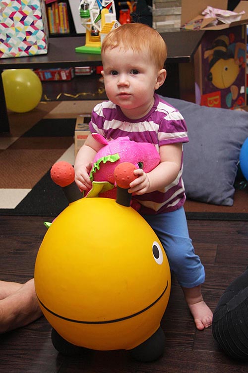 Bouncy Bee from Mikey & Tanya