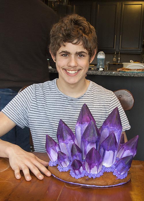 A Gingerbread Amethyst 'Rock' for Brady