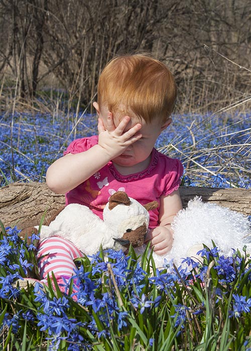 "Go away!  I'm tired of Posing for Pictures!"