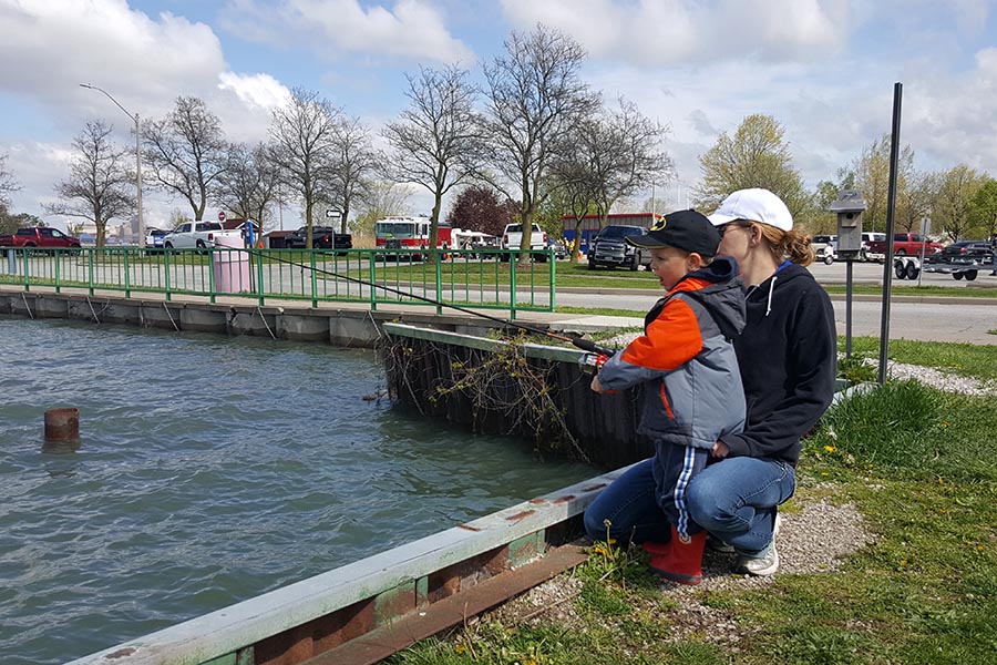 Fishing with Mom