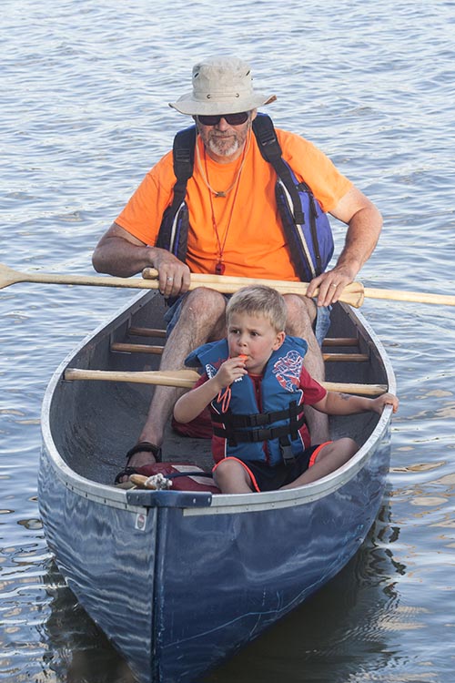 Canoeing with Grandpa