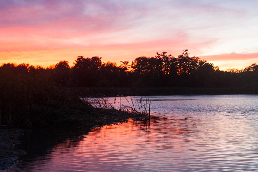 Sunset over Frenchmen's Bay
