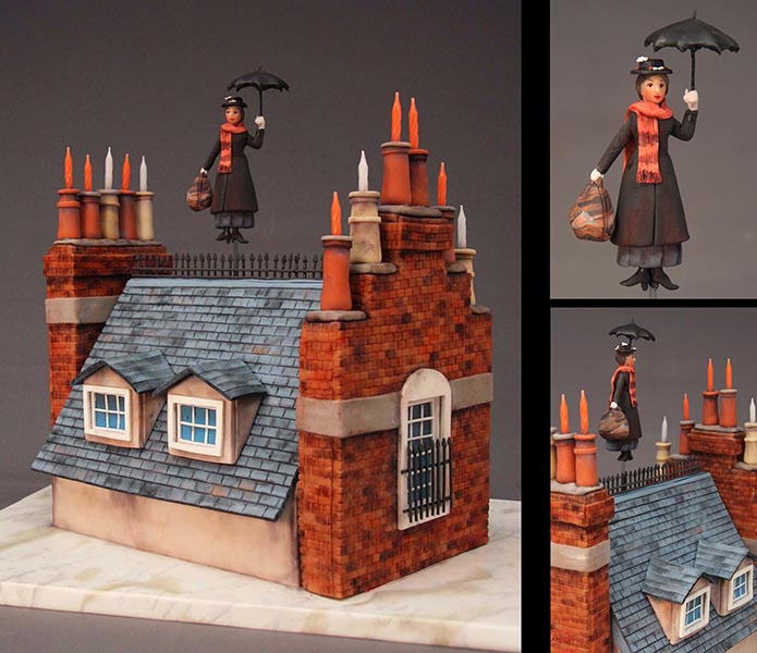 Mary Poppins on the Rooftops
