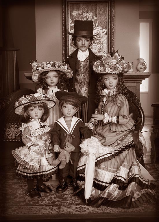 Victorian Family Portrait