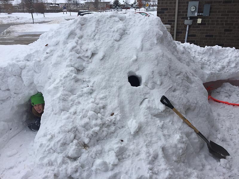 the Giant Snow Fort