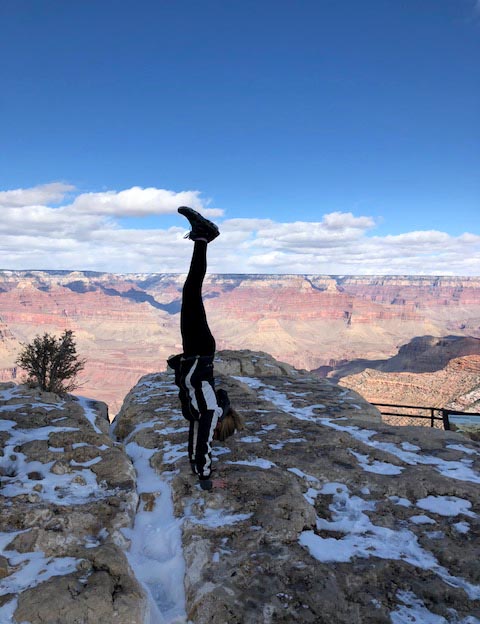 Teagan at the Grand Canyon