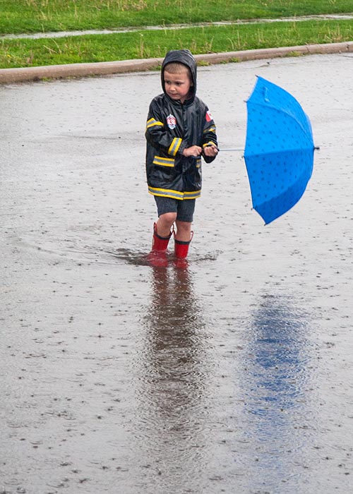 Elliot in the Rain