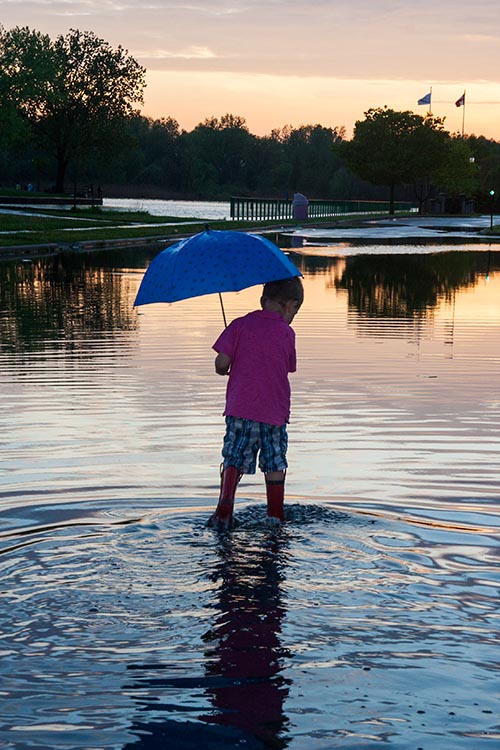 Wading Through the Water