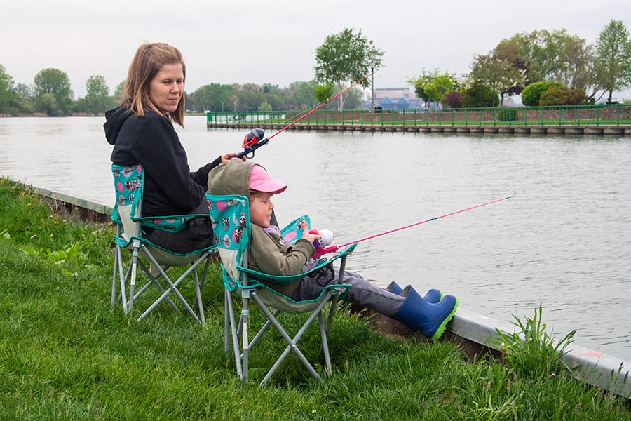 Fishing with Mom