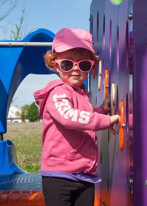 At the New Playground