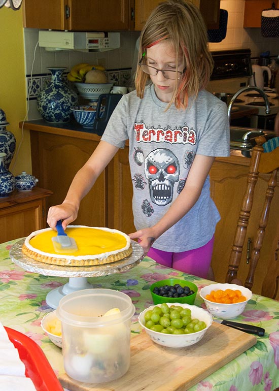 Spreading the Lemon Curd