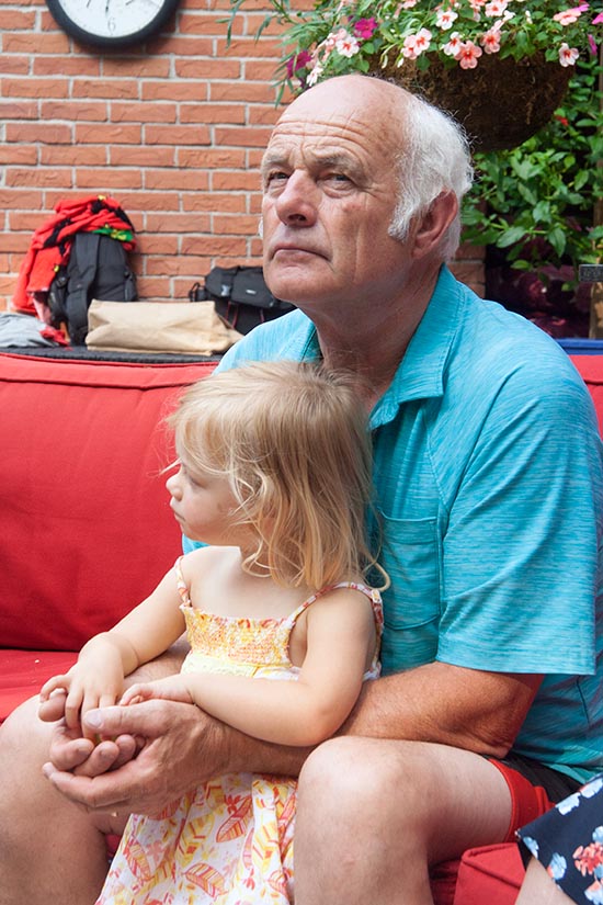 Siena and her Grandpa