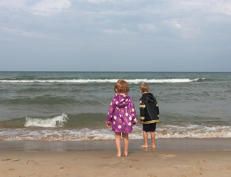 On Holidays at the Beach