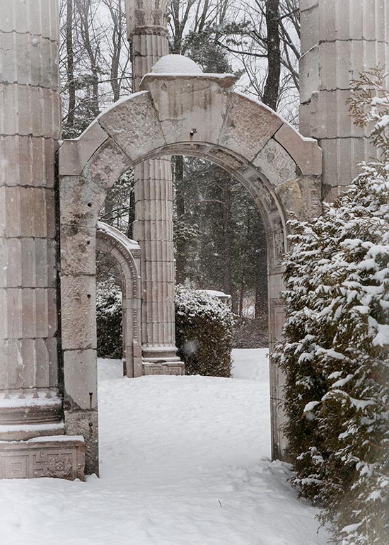 Peeking in the Side Entrance