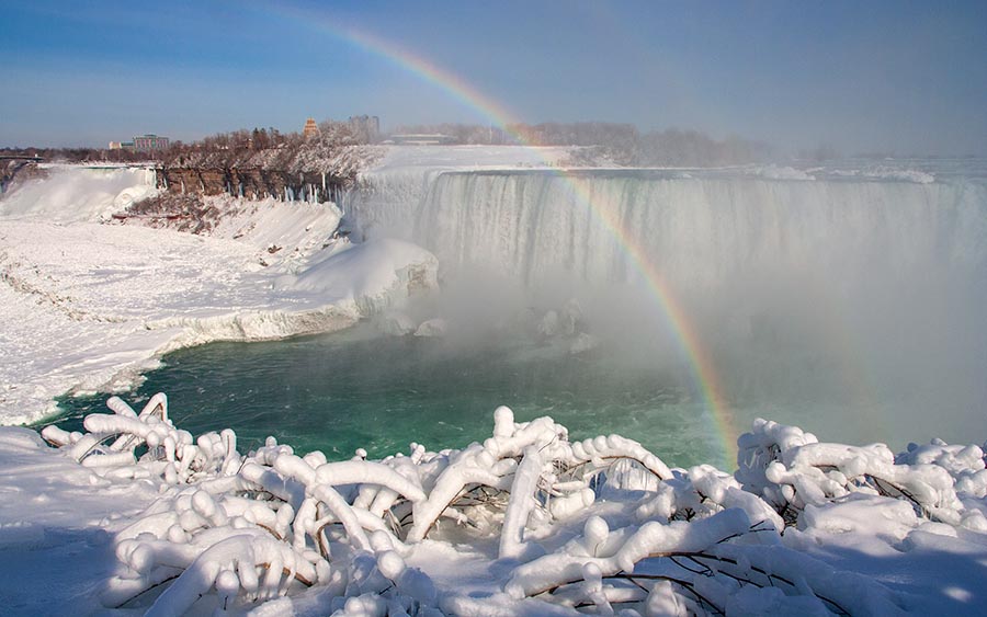 Niagara Falls on a Sunny Saturday