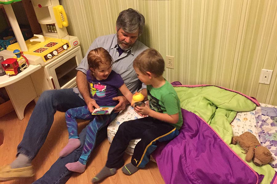 Reading a Bedtime Story