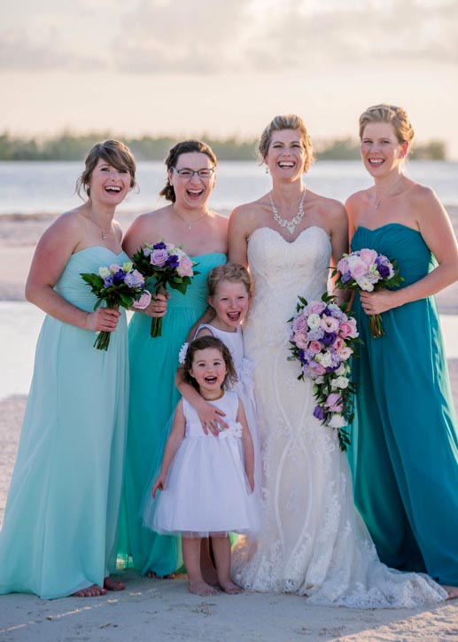 the Bride and her Attendants