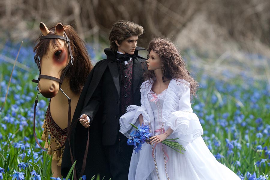 Strolling Through the Flowers