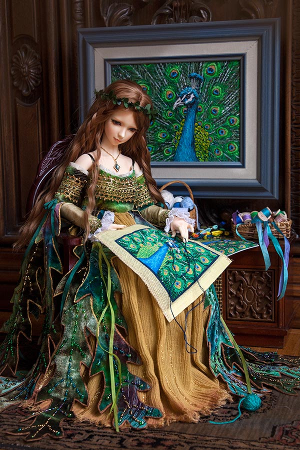 Lily and the Peacocks