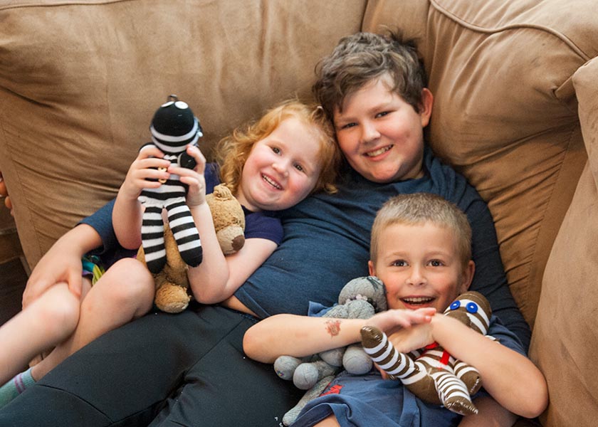 Buddies with Striped Sock Stuffies