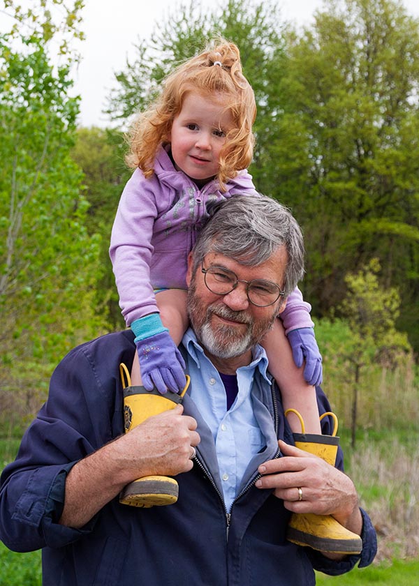 Off to the Woods with Grandpa