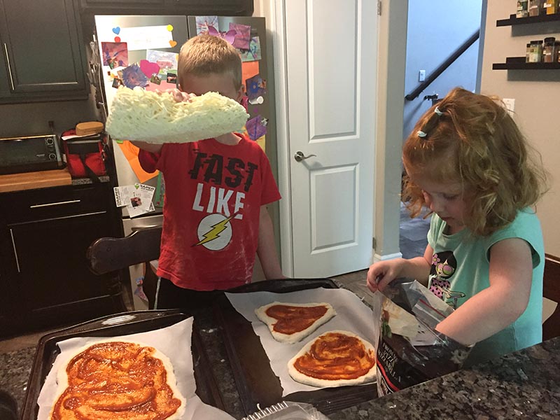 Making Pizza for Dinner