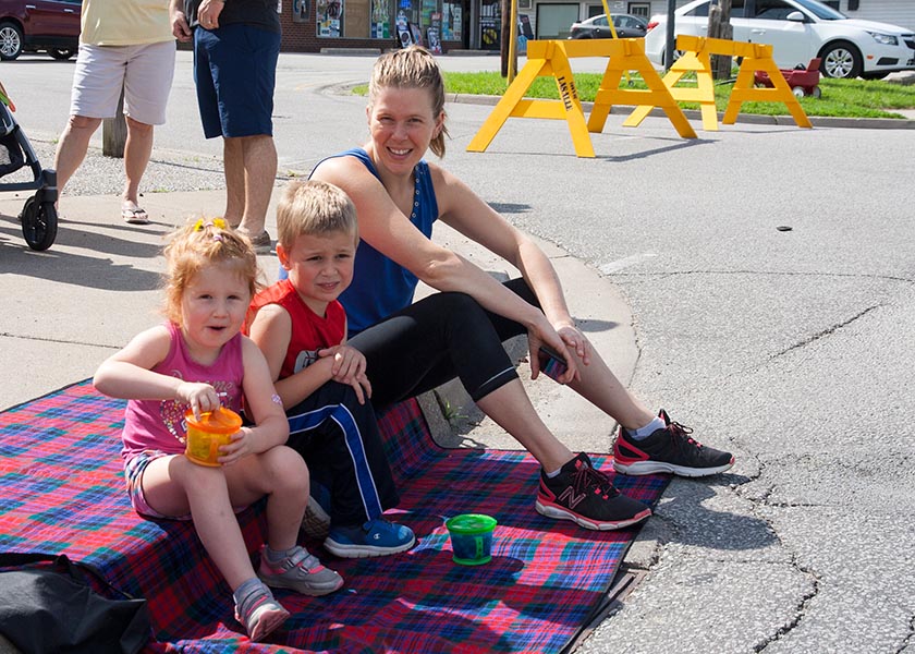 Waiting for the Parade to Start