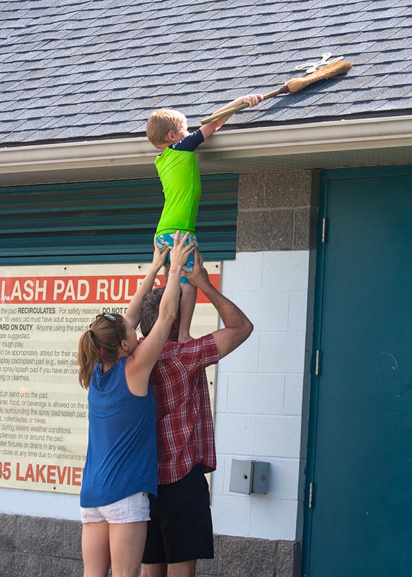 Rescuing a Frisbee