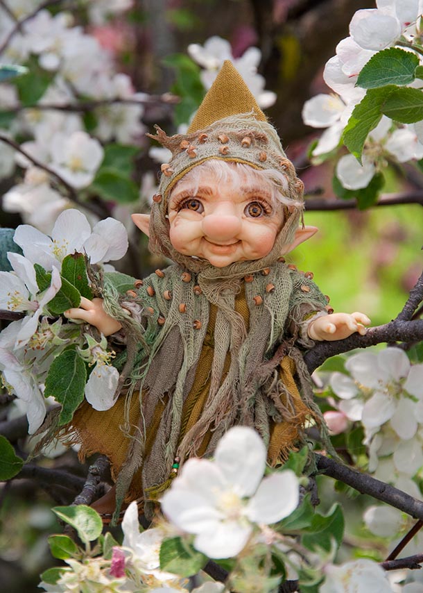 Willie in the Crabapple Blossoms