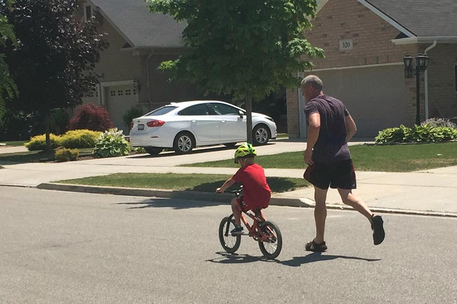 "Look, no Training Wheels!"
