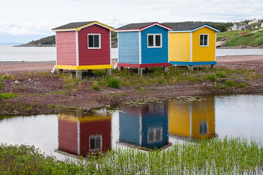 Rainbow Shacks in Cavendish