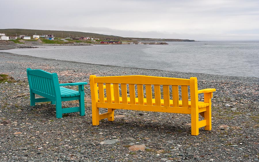 Benches on the Beach