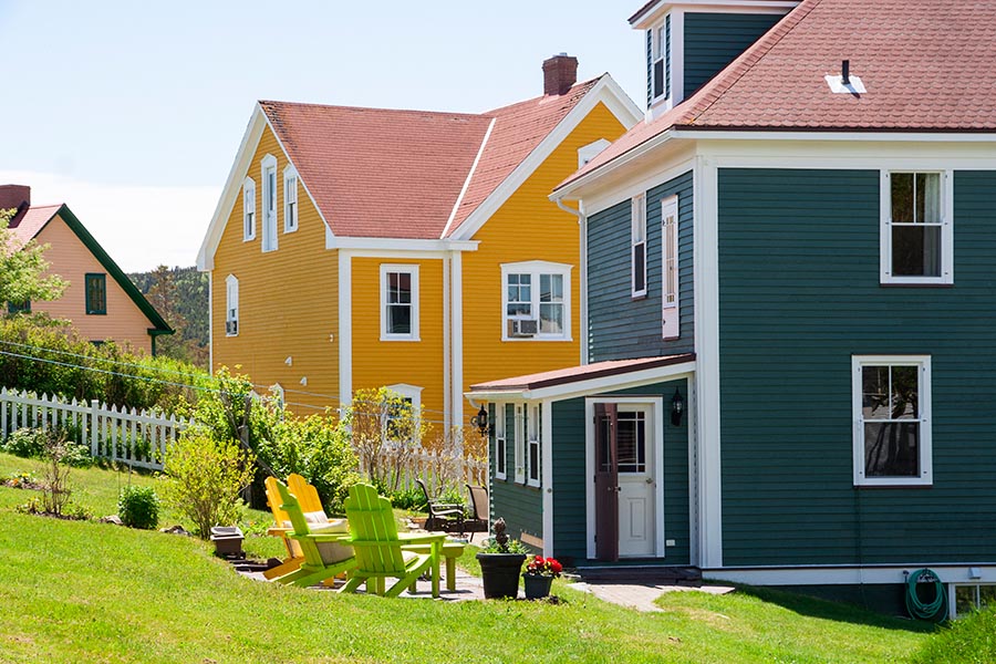 Colourful Houses in Trinity
