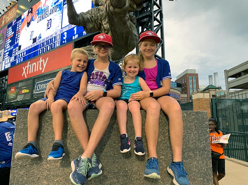At the Baseball Game