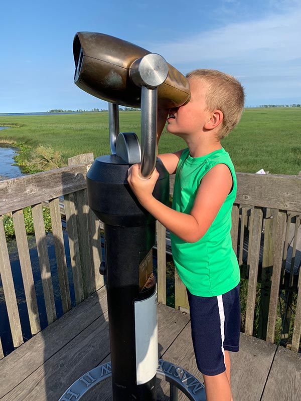 "I can't see anything!"