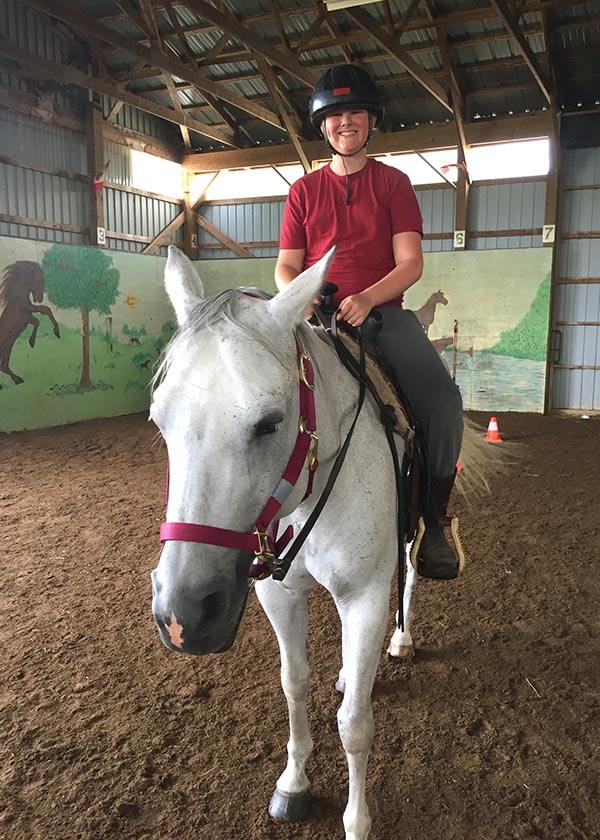 Austin at Horse Camp