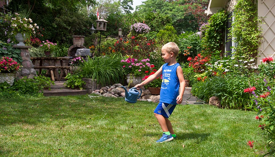 the "Human Sprinkler"
